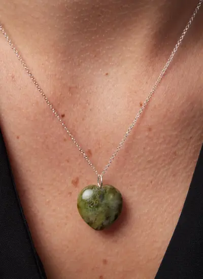 Connemara Marble Heart Pendant